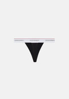 DSQUARED2 Perizoma a vita bassa nero da donna con logo D8L205790 010 DSQUARED2 