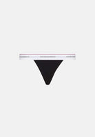 DSQUARED2 Perizoma a vita bassa nero da donna con logo D8L205790 010 DSQUARED2 