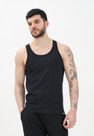 DSQUARED2 Canotta nera da uomo con logo all-over D9D095510 001 DSQUARED2 