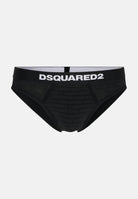 DSQUARED2 Slip nero da uomo con micro-logo D9H136050S 001 DSQUARED2 