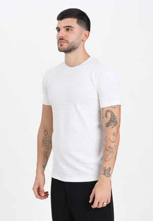 DSQUARED2 T-shirt a manica corta bianca da uomo con logo all--over D9H136200T 110 DSQUARED2 