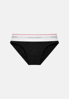 DSQUARED2 Slip nero da uomo con fascia logata D9L846320 001 DSQUARED2 