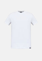 DSQUARED2 T-shirt a manica corta bianca da uomo con ricamo logo sul retro D9M206250 100 DSQUARED2 