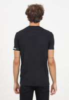DSQUARED2 T-shirt a manica corta nera da uomo con manica logata D9M3S6210 001 DSQUARED2 