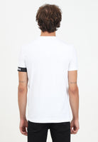 DSQUARED2 T-shirt a manica corta bianca da uomo con manica logata D9M3S6210 100 DSQUARED2 