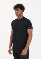 DSQUARED2 T-shirt a manica corta nera da uomo con logo DCX290070 001 DSQUARED2 