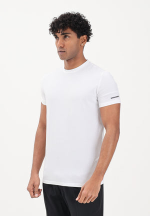 DSQUARED2 T-shirt a manica corta bianca da uomo con logo DCX290070 100 DSQUARED2 