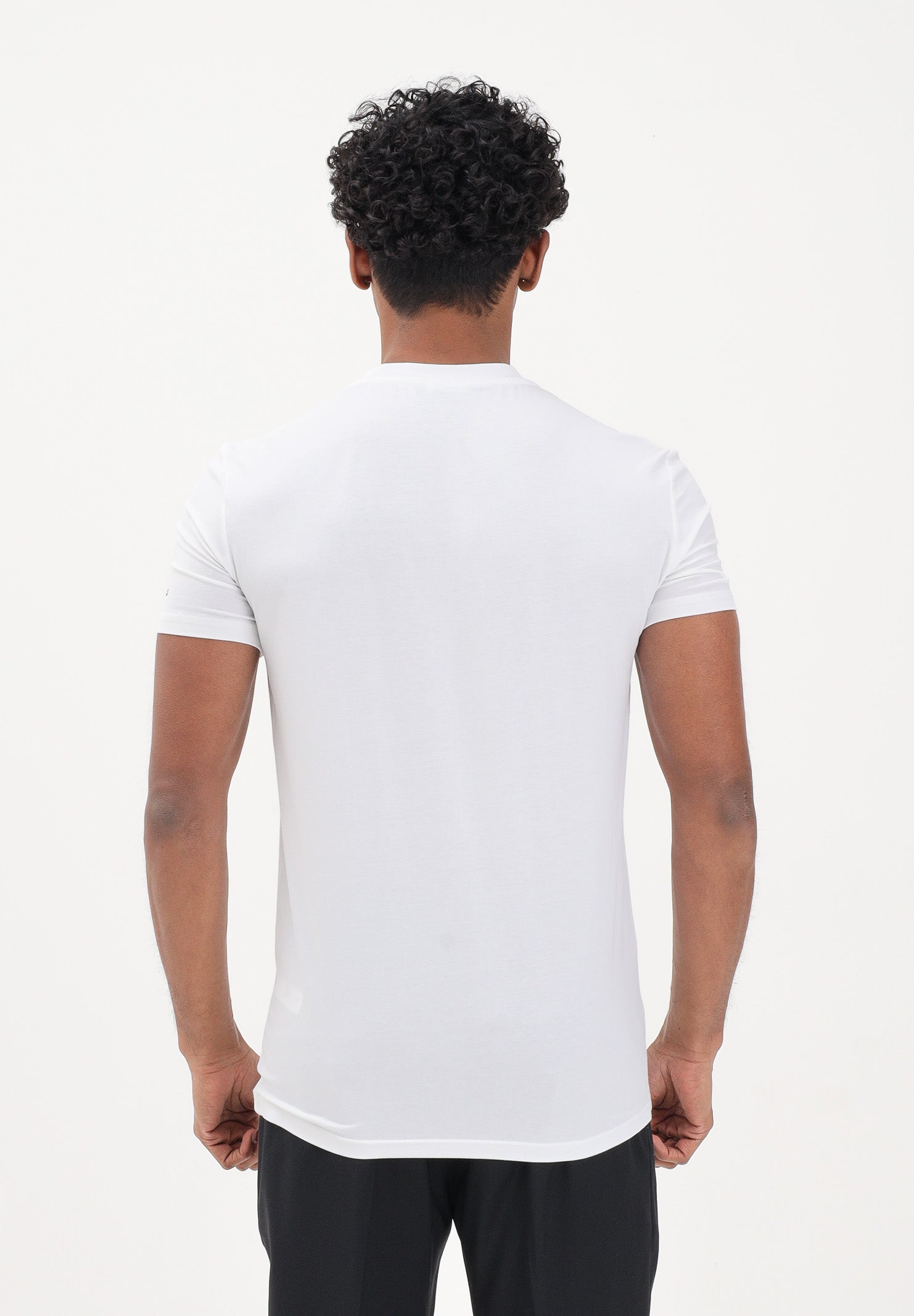 DSQUARED2 T-shirt a manica corta bianca da uomo con logo DCX290070 100 DSQUARED2 
