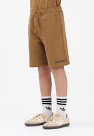DSQUARED2 Shorts sportivo marrone per donna, ragazzi e bambini con stampa logo DQ2738D0094 DQ730 DSQUARED2 