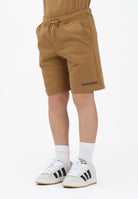 DSQUARED2 Shorts sportivo marrone per donna, ragazzi e bambini con stampa logo DQ2738D0094 DQ730 DSQUARED2 