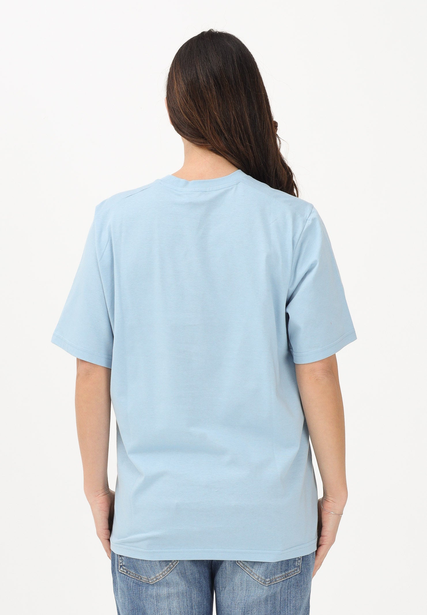 DSQUARED2 T-shirt a manica corta celeste per donna, ragazzi e bambini con logo DQ2823D004G DQ814 DSQUARED2 