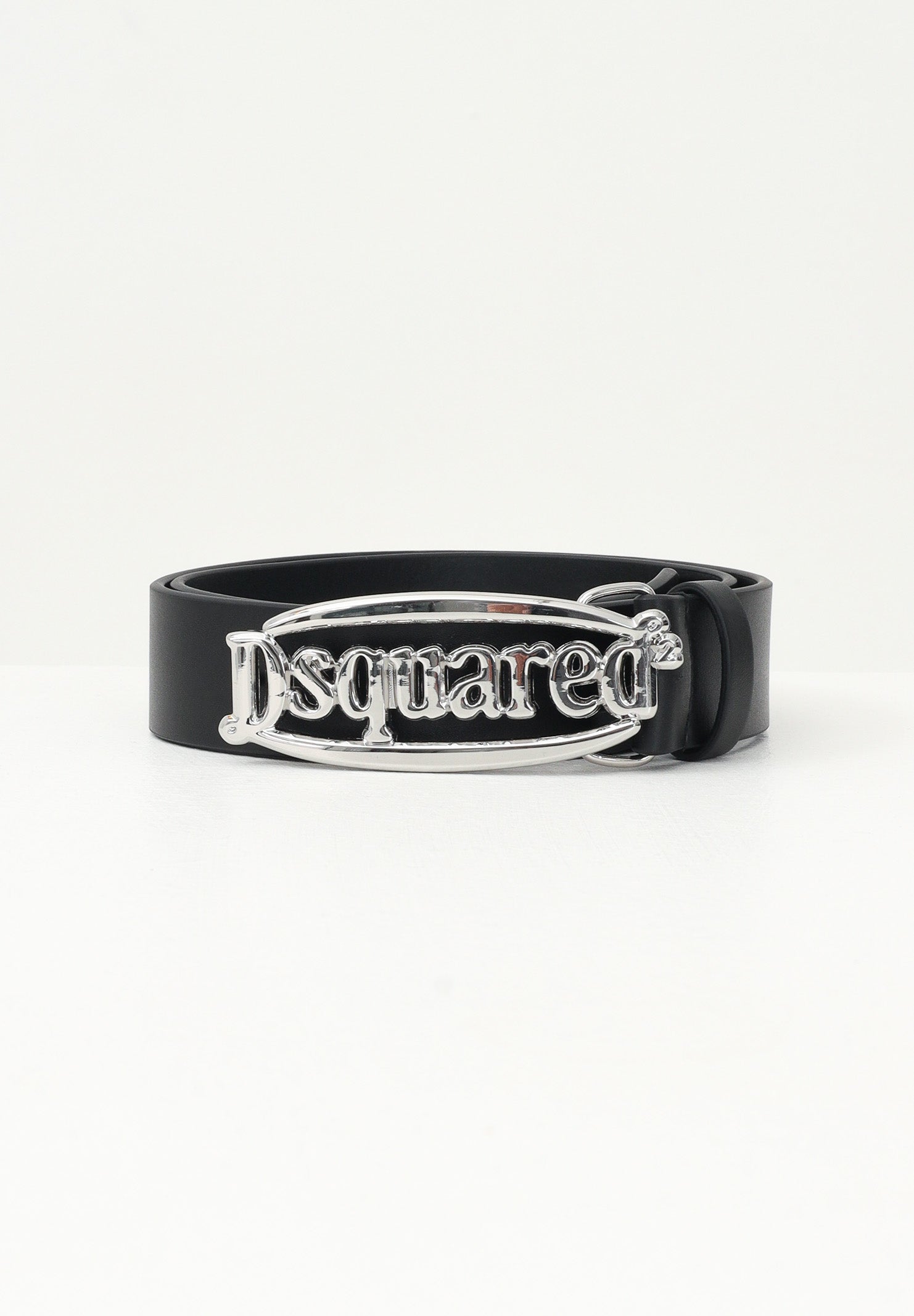 DSQUARED2 Cintura nera da donna con maxi fibbia logo DQ2914D005Z DQ900 DSQUARED2 