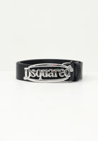 DSQUARED2 Cintura nera da donna con maxi fibbia logo DQ2914D005Z DQ900 DSQUARED2 