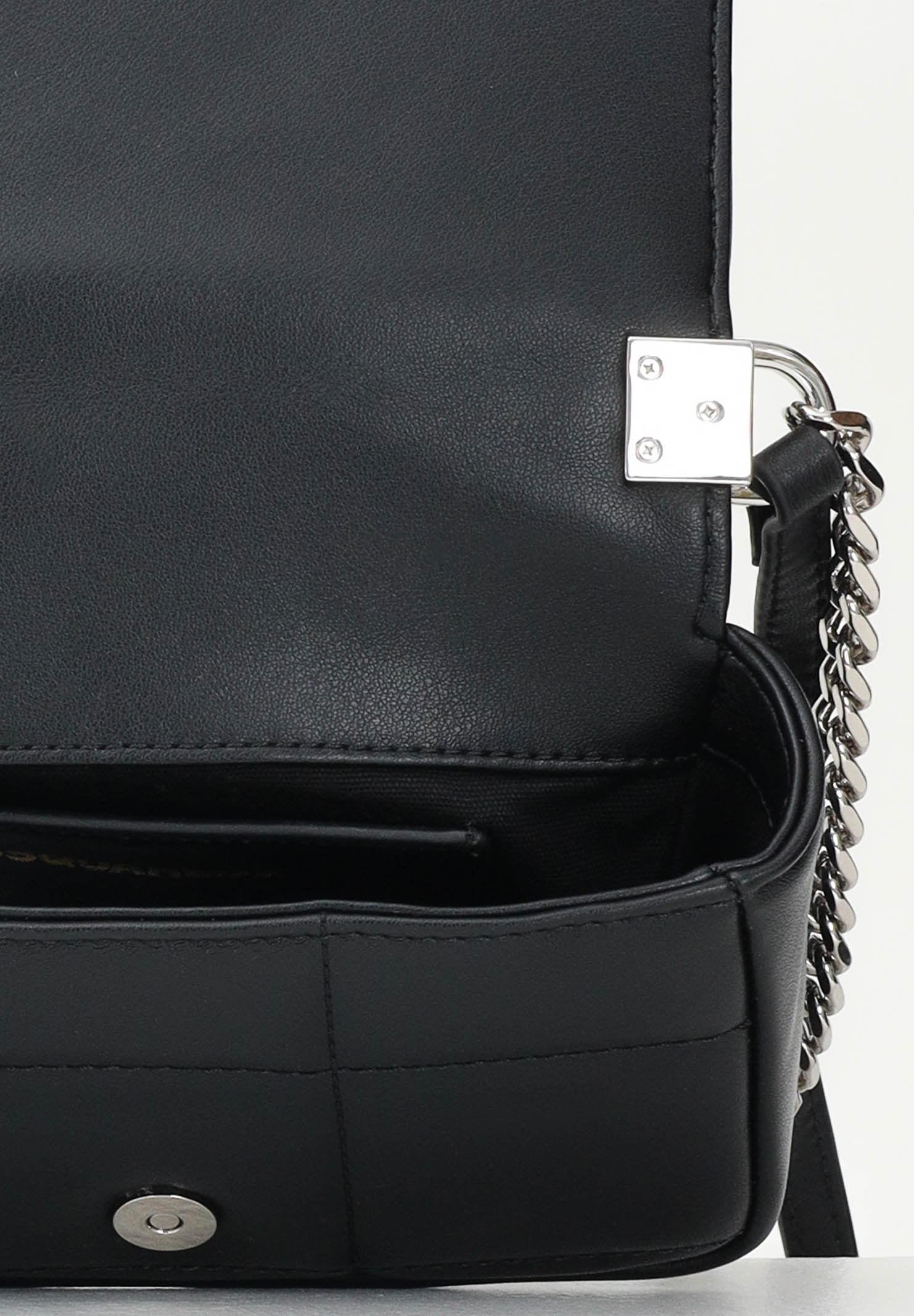 DSQUARED2 Borsa a spalla nera da donna con maxi logo DQ2917D0AD0 DQ900 DSQUARED2 