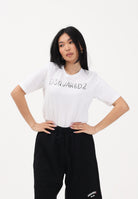 DSQUARED2 T-shirt a manica corta bianca per donna, ragazzi e bambini con logo DQ3158D0AGP DQ100 DSQUARED2 