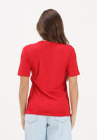 DSQUARED2 T-shirt a manica corta rossa per donna, ragazzi e bambini con logo DQ3158D0AGP DQ401 DSQUARED2 