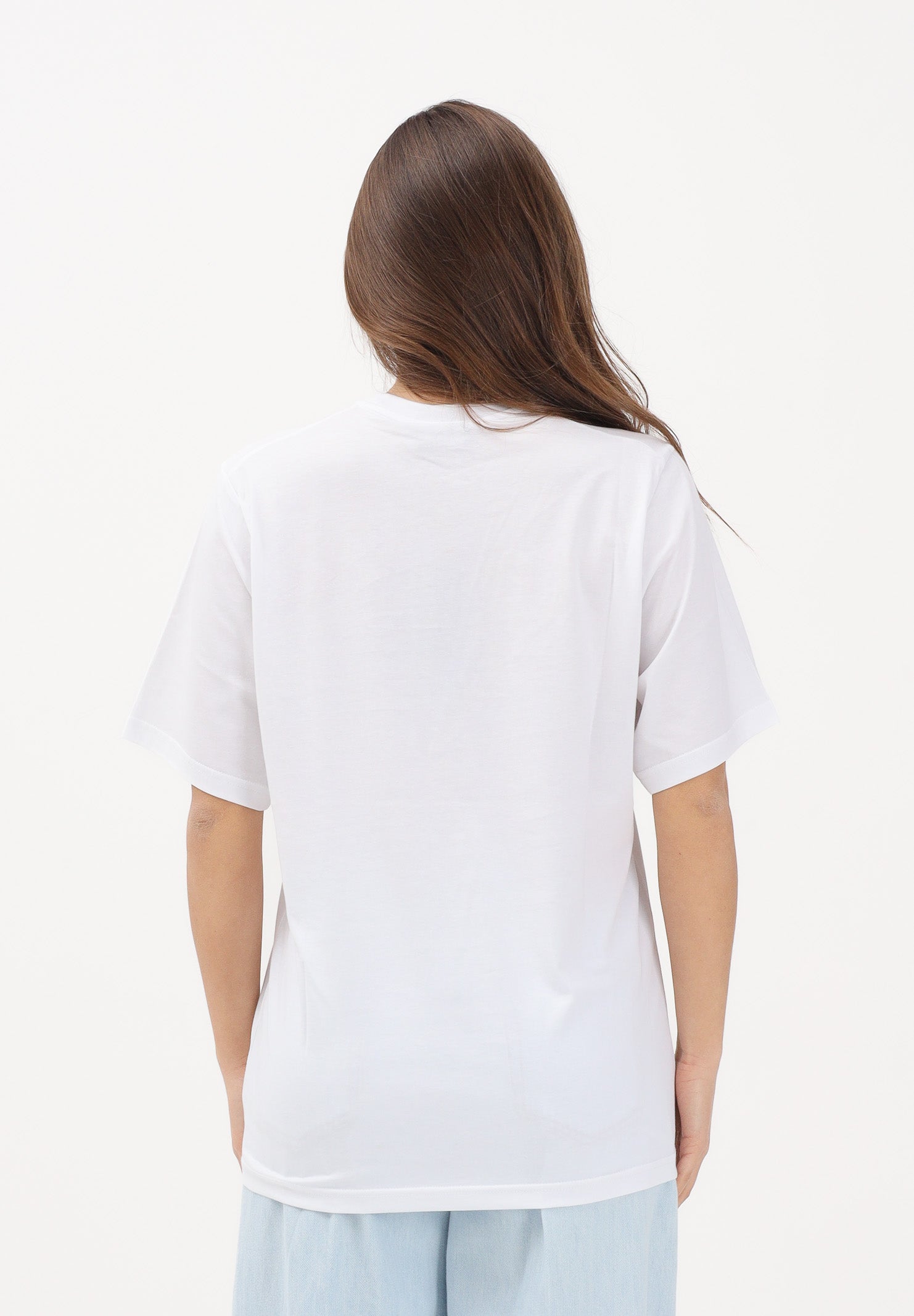 DSQUARED2 T-shirt a manica corta bianca per donna, ragazzi e bambini con stampa logo DQ3164D0015 DQ100 DSQUARED2 