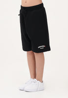 DSQUARED2 Shorts sportivo nero per donna, ragazzi e bambini con logo DQ3201D0AGU DQ900 DSQUARED2 