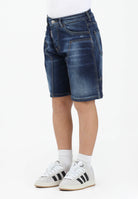 DSQUARED2 Shorts di jeans in denim blu scuro per donna, ragazzi e bambini DQ3212D0AFS DQ01 DSQUARED2 