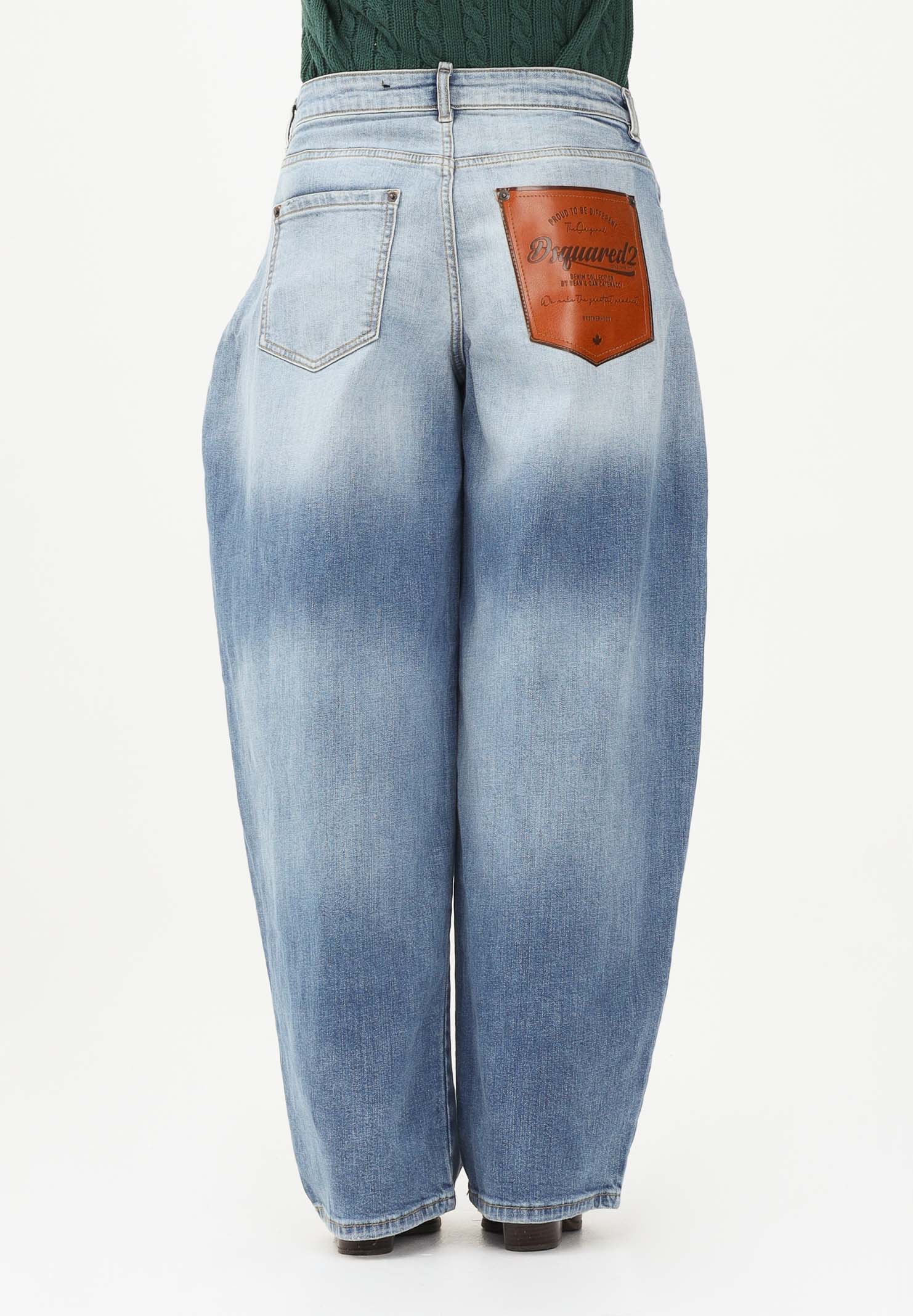 DSQUARED2 Jeans Amelia in denim chiaro per donna, ragazzi e bambini DQ3282D0AF3 DQ01 DSQUARED2 