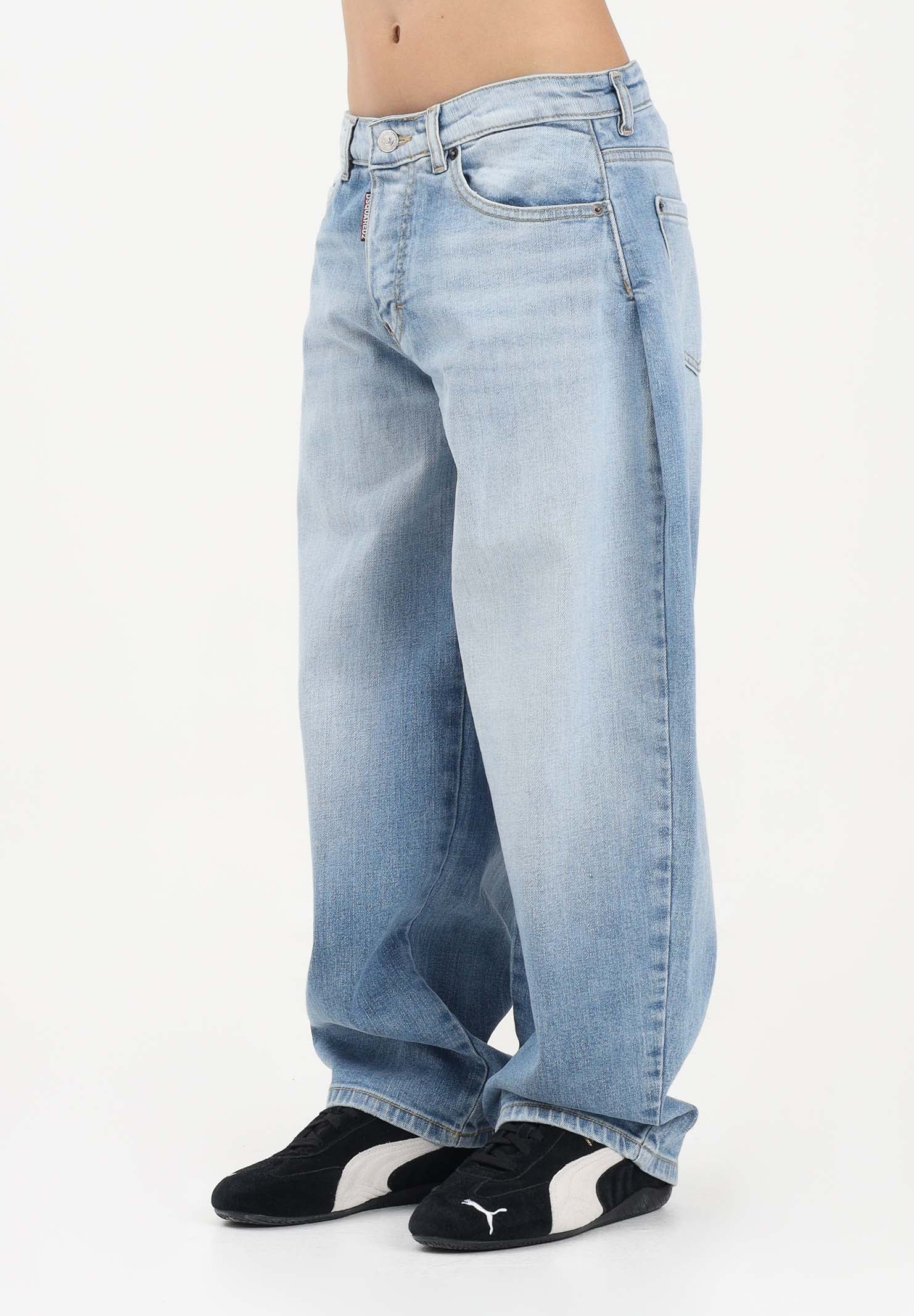 DSQUARED2 Jeans Amelia in denim chiaro per donna, ragazzi e bambini DQ3282D0AF3 DQ01 DSQUARED2 