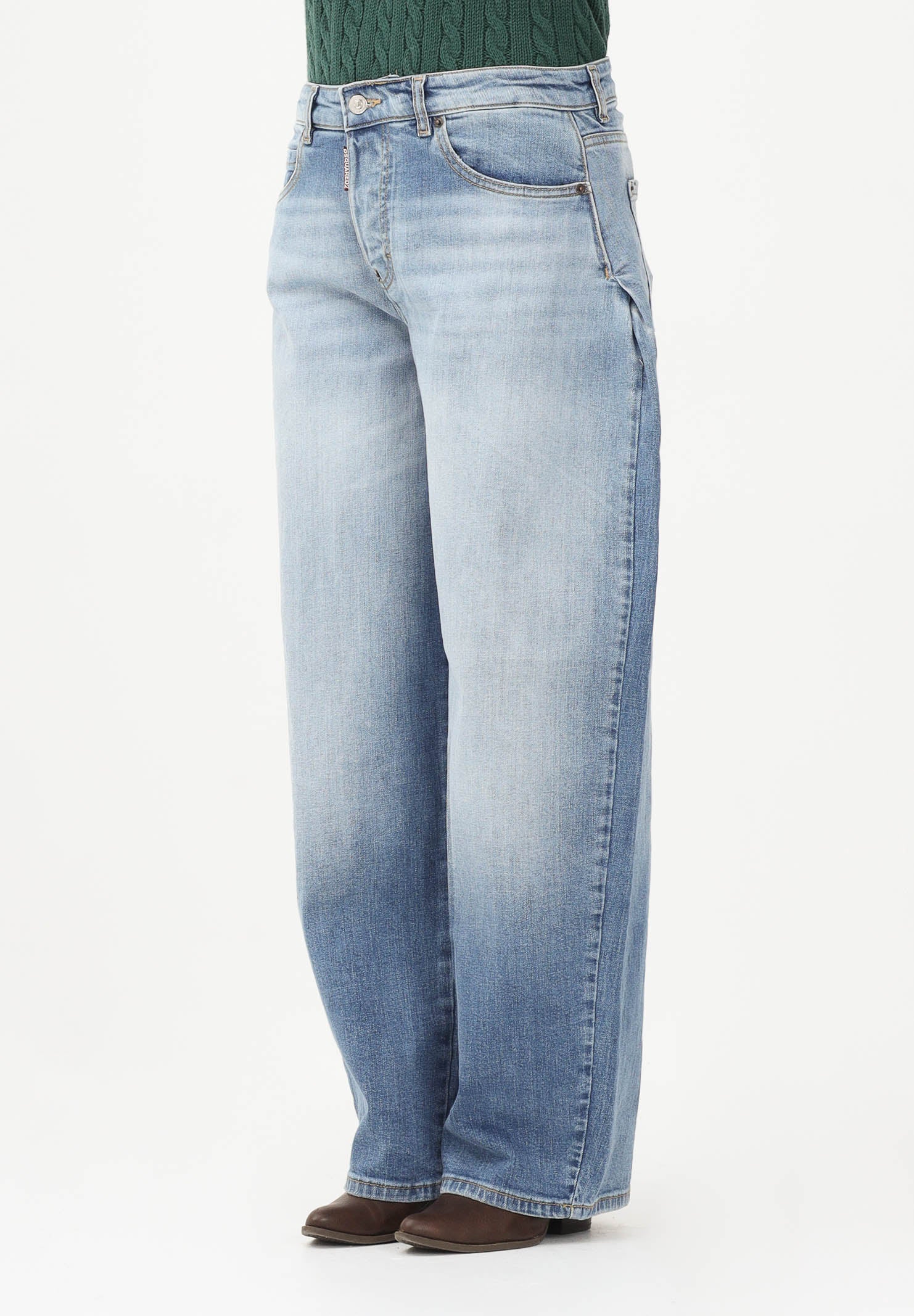 DSQUARED2 Jeans Amelia in denim chiaro per donna, ragazzi e bambini DQ3282D0AF3 DQ01 DSQUARED2 