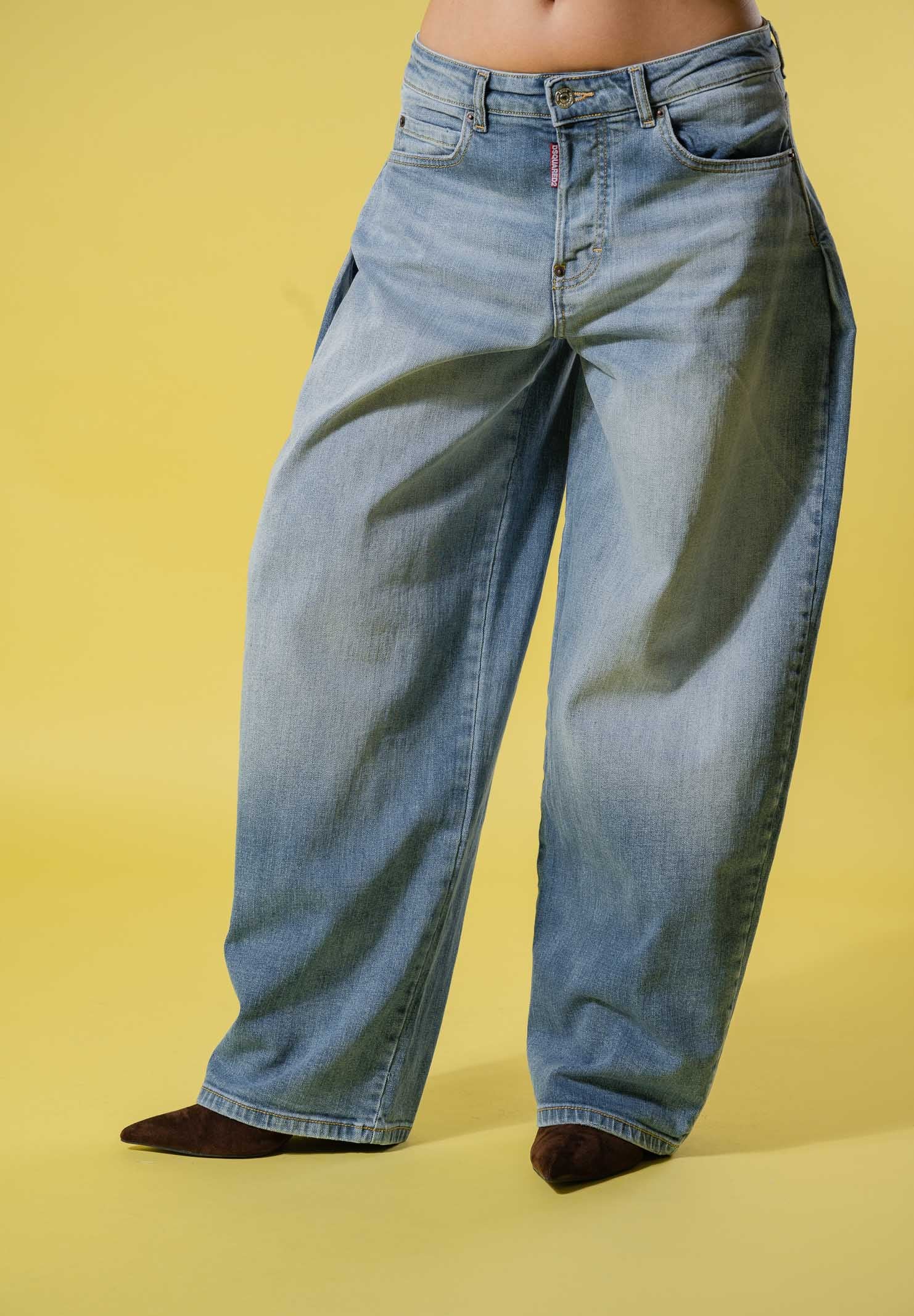 DSQUARED2 Jeans Amelia in denim chiaro per donna, ragazzi e bambini DQ3282D0AF3 DQ01 DSQUARED2 