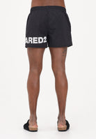 DSQUARED2 Shorts mare nero da uomo con logo D7B5C6600 010 DSQUARED2 