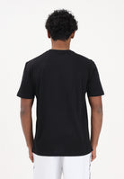EA7 T-shirt a manica corta nera da uomo con stampa logo 7M001307AF10375 UC001 EA7 