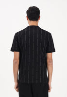 EA7 T-shirt a manica corta nera da uomo con logo all-over 7M001391AF12874 FC039 EA7 