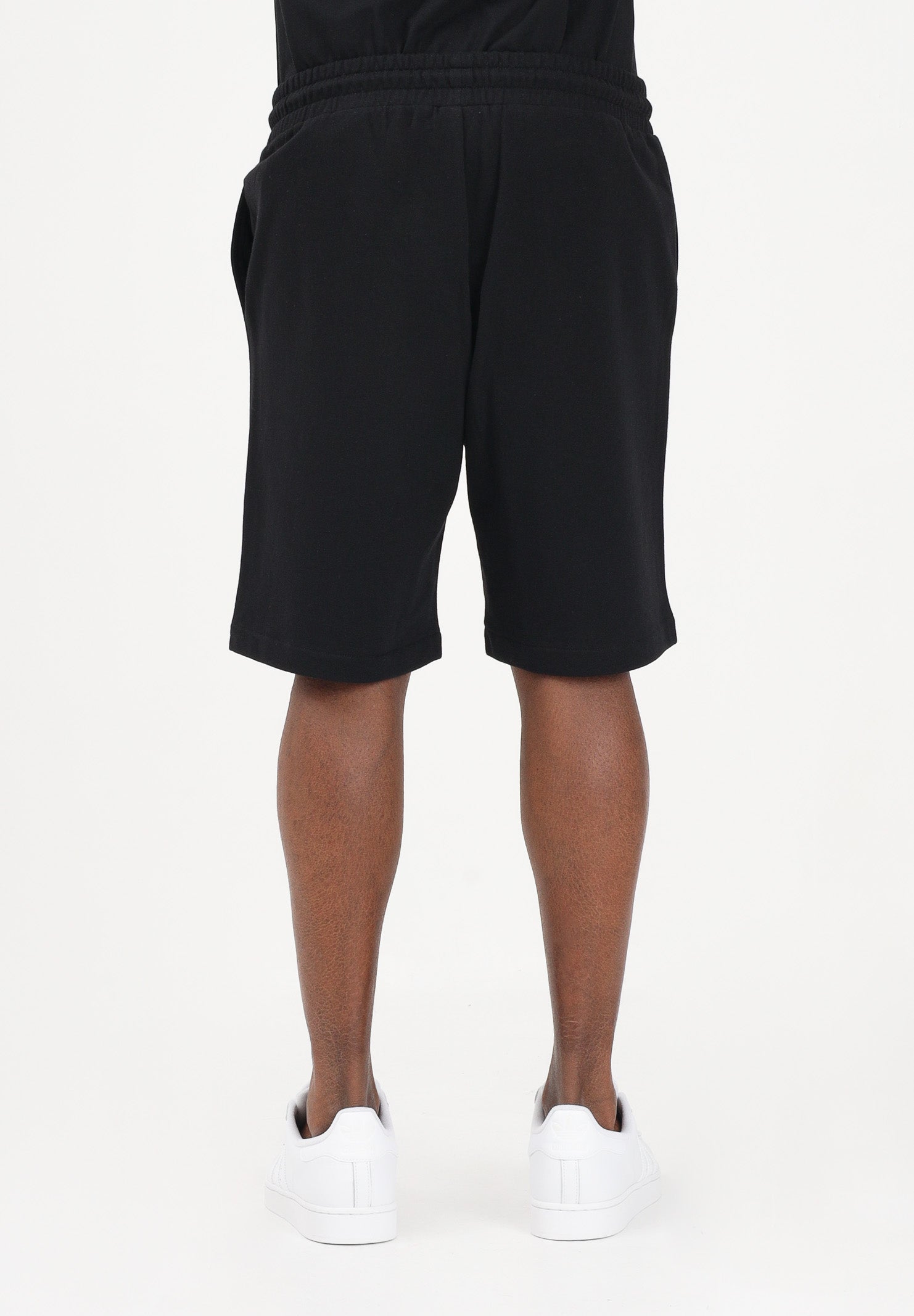 EA7 Shorts nero da uomo con logo 7M001414AF22266 MC005 EA7 