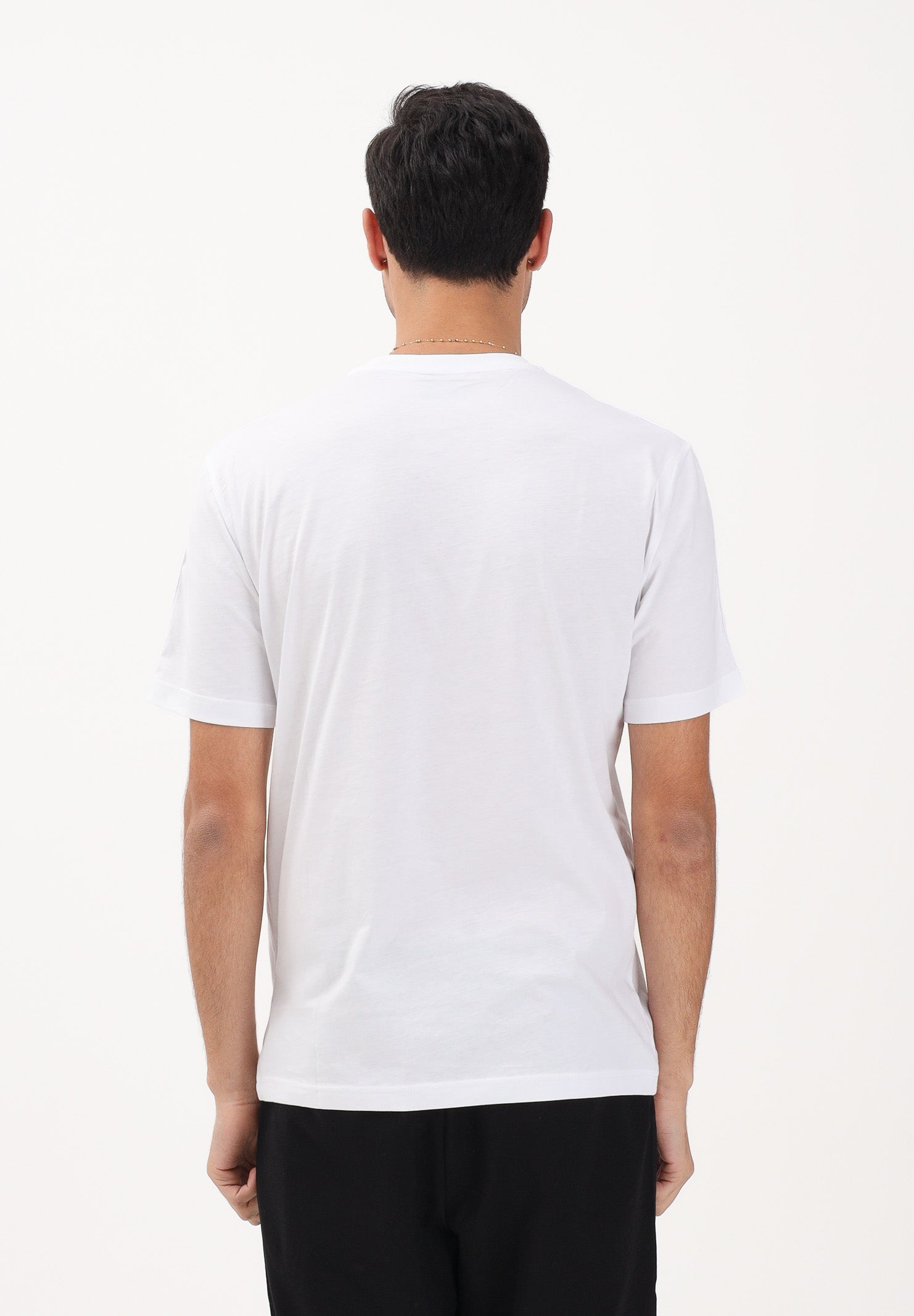 EA7 T-shirt a manica corta bianca da uomo con logo 7M001476AF10375 U0002 EA7 