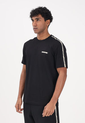 EA7 T-shirt a manica corta nera da uomo con logo 7M001476AF10375 UC001 EA7 