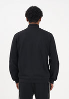 EA7 Felpa con zip nera da uomo caratterizzata da bande logate a contrasto 7M001479AF12660 UC001 EA7 