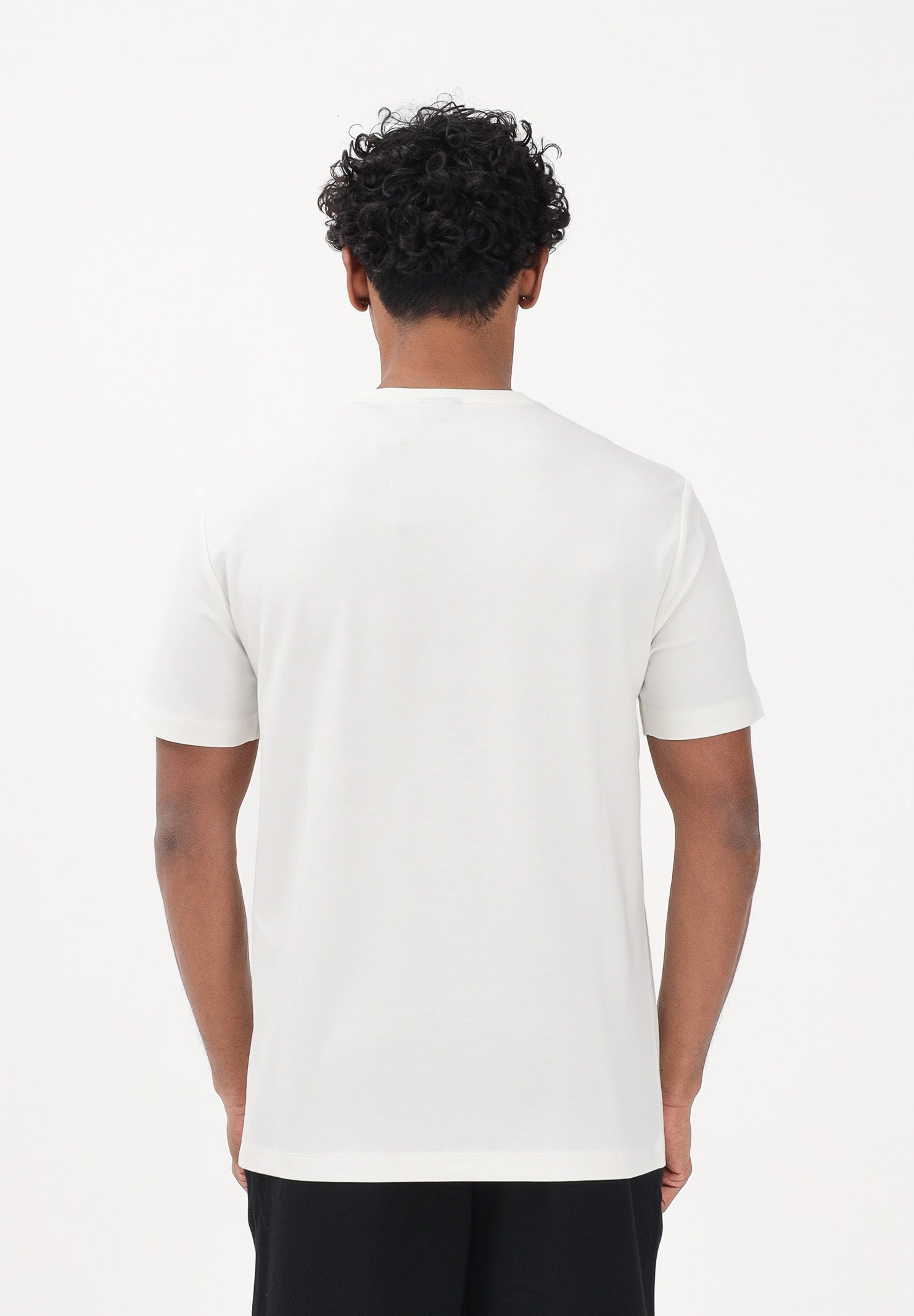 EA7 T-shirt a manica corta bianca da uomo con stampa logo 7M001562AF17789 U0002 EA7 