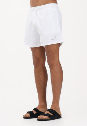 EA7 Shorts mare bianco da uomo con logo 7M001677AF13019 M0076 EA7 