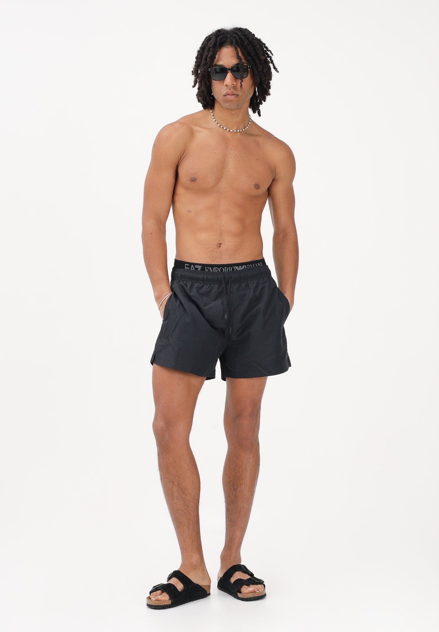 EA7 Shorts mare nero da uomo 7M001689AF21074 UC001 EA7 