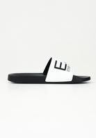 EA7 Ciabatte bianche e nere da uomo con logo 7X000108AF15118 MZ096 EA7 