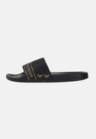 EA7 Ciabatte nere da uomo con logo 7X000110AF15128 MC139 EA7 