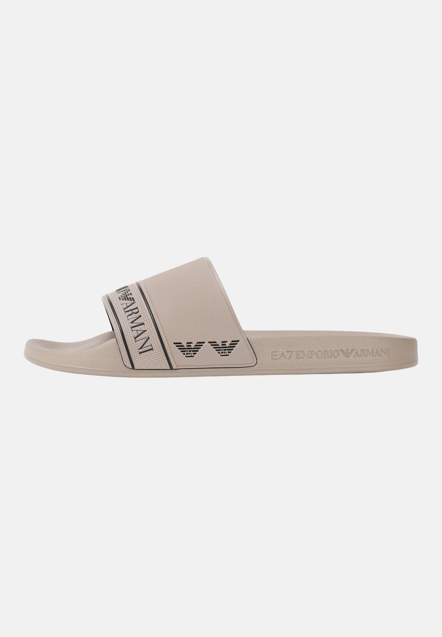 EA7 Ciabatte beige da uomo con logo 7X000110AF15128 MZ660 EA7 
