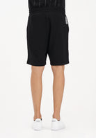EA7 Shorts sportivo nero da uomo con logo 8NPS65PJVRZ 1200 EA7 