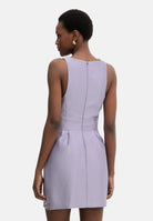 ELISABETTA FRANCHI Abito corto in duchesse lilla donna. AB87561E2 EV7 ELISABETTA FRANCHI 