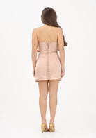 ELISABETTA FRANCHI Abito corto nude da donna con maxi ruche AB87962E2 EA1 ELISABETTA FRANCHI 