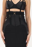 ELISABETTA FRANCHI Abito midi a tubino nero da donna AB88162E2 110 ELISABETTA FRANCHI 