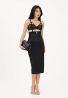 ELISABETTA FRANCHI Abito midi a tubino nero da donna AB88162E2 110 ELISABETTA FRANCHI 