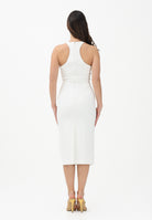 ELISABETTA FRANCHI Abito midi avorio da donna AB91761E2 360 ELISABETTA FRANCHI 