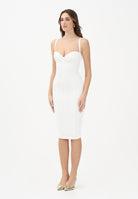 ELISABETTA FRANCHI Abito midi avorio da donna AB91861E2 360 ELISABETTA FRANCHI 
