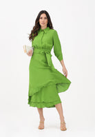 ELISABETTA FRANCHI Abito midi verde da donna AB92361E2 EV3 ELISABETTA FRANCHI 