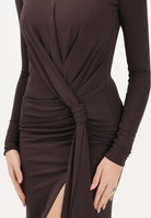 ELISABETTA FRANCHI Abito lungo marrone da donna ABR6463E2 EV9 ELISABETTA FRANCHI 
