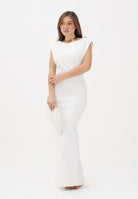 ELISABETTA FRANCHI Abito midi avorio da donna AM30B62E2 360 ELISABETTA FRANCHI 